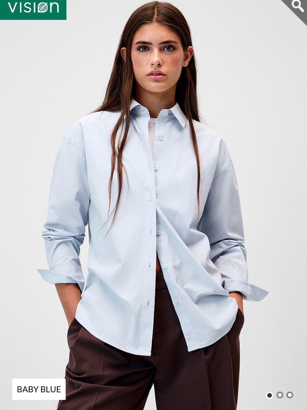 twik Baby Blue Button-Down Shirt